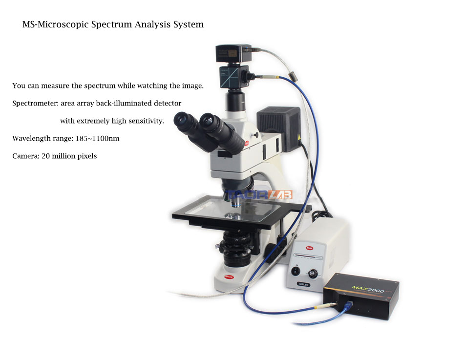 Microscopic spectrometer